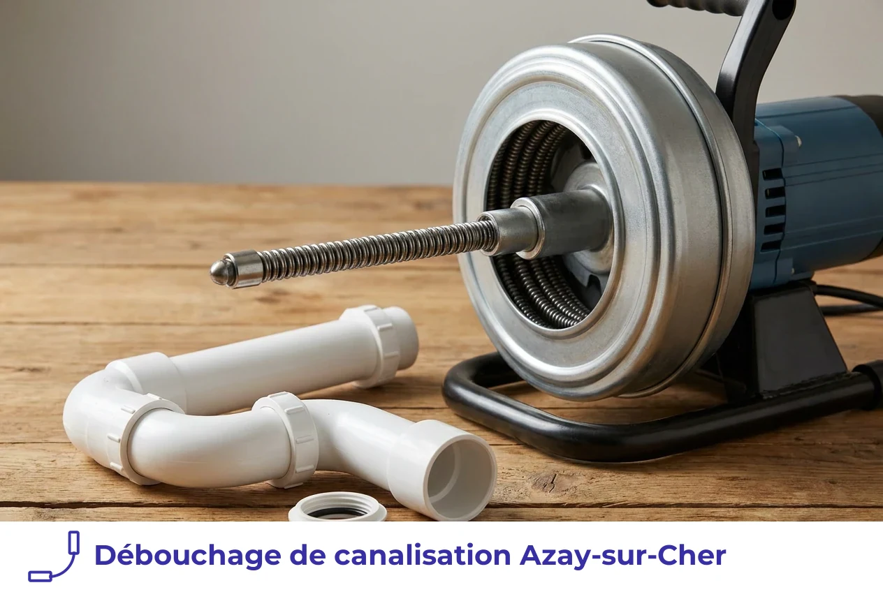 Débouchage de canalisation à Azay-sur-Cher