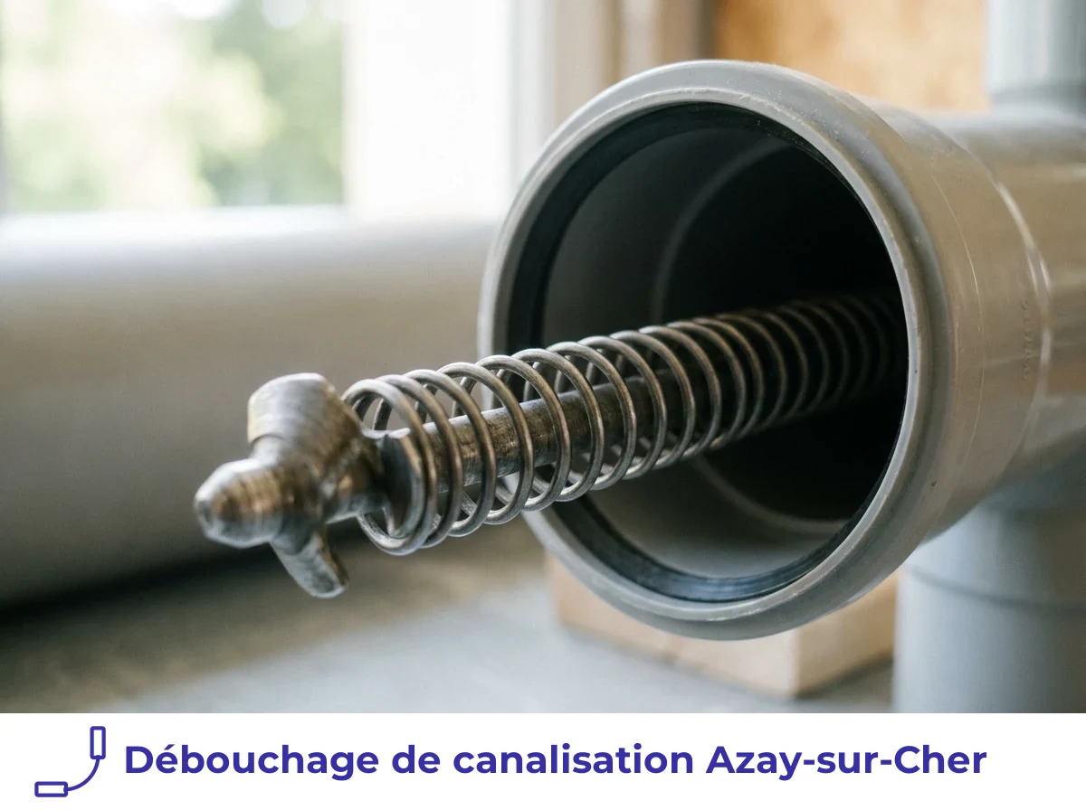 Débouchage de canalisation à Azay-sur-Cher