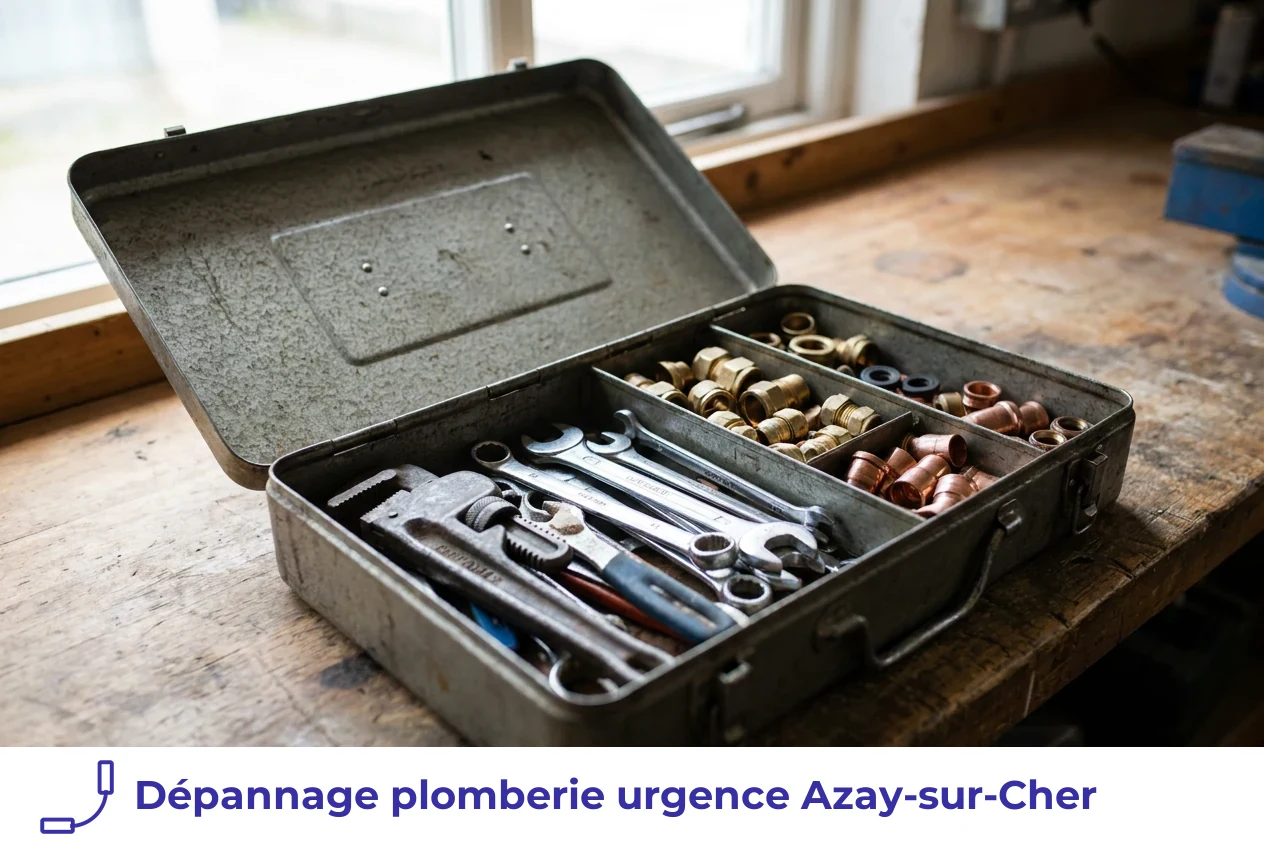 Dépannage plomberie urgence à Azay-sur-Cher