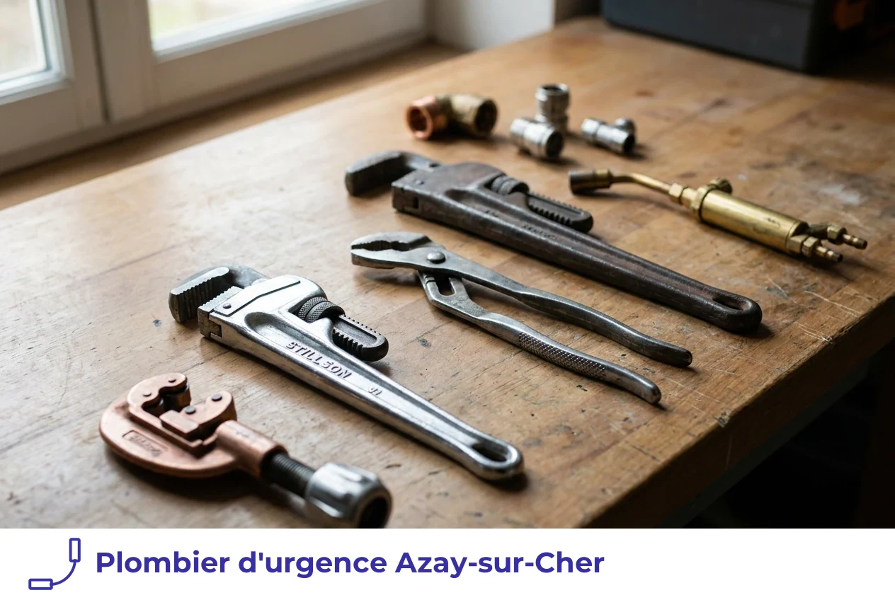 Plombier d'urgence à Azay-sur-Cher