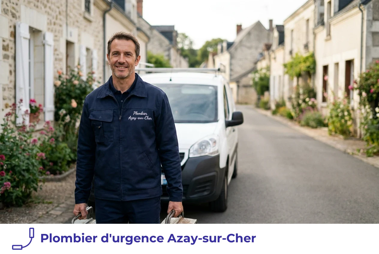 Plombier d'urgence à Azay-sur-Cher