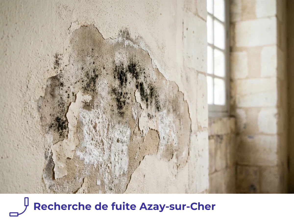Recherche de fuite à Azay-sur-Cher