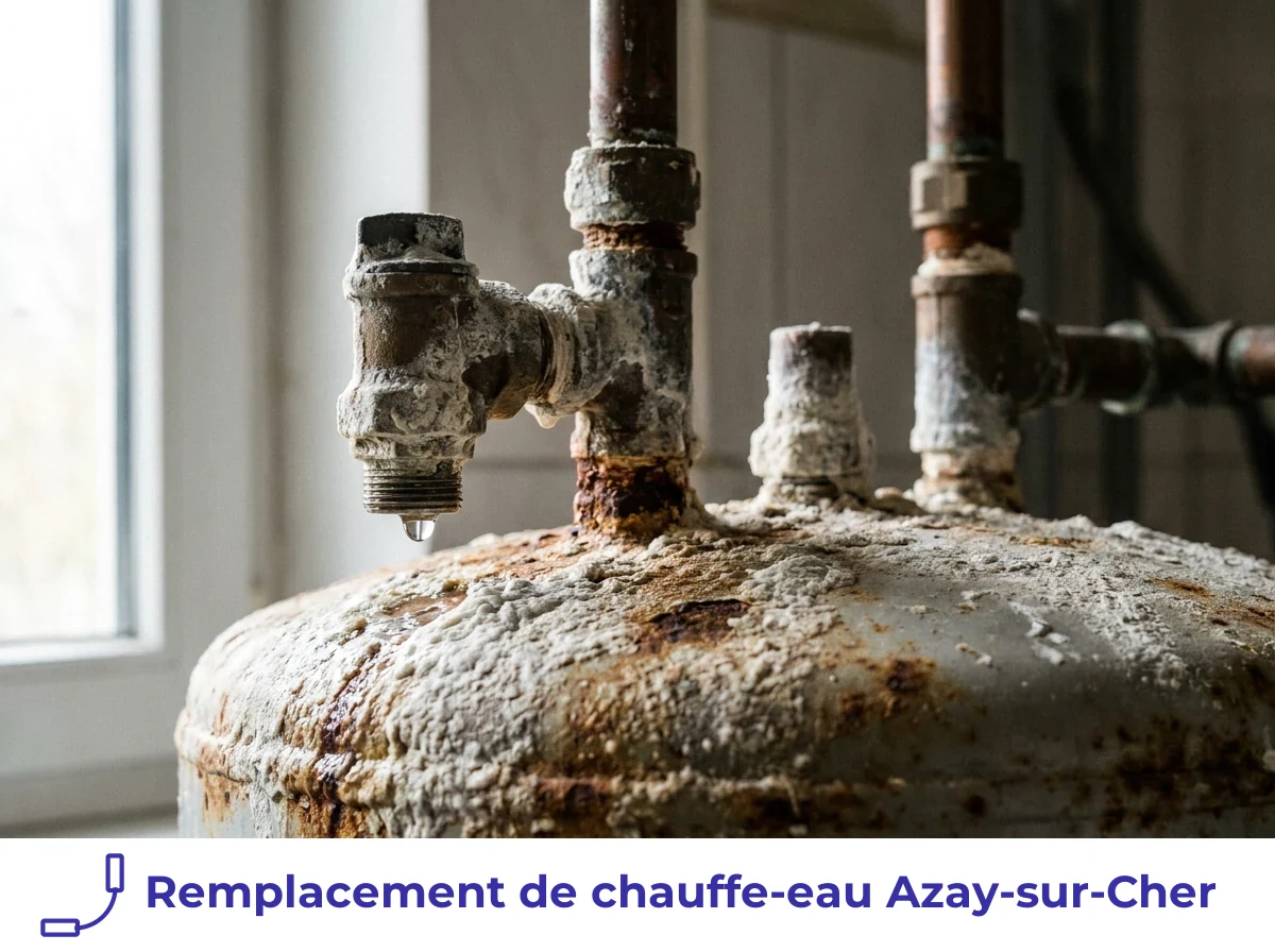 Remplacement de chauffe-eau à Azay-sur-Cher