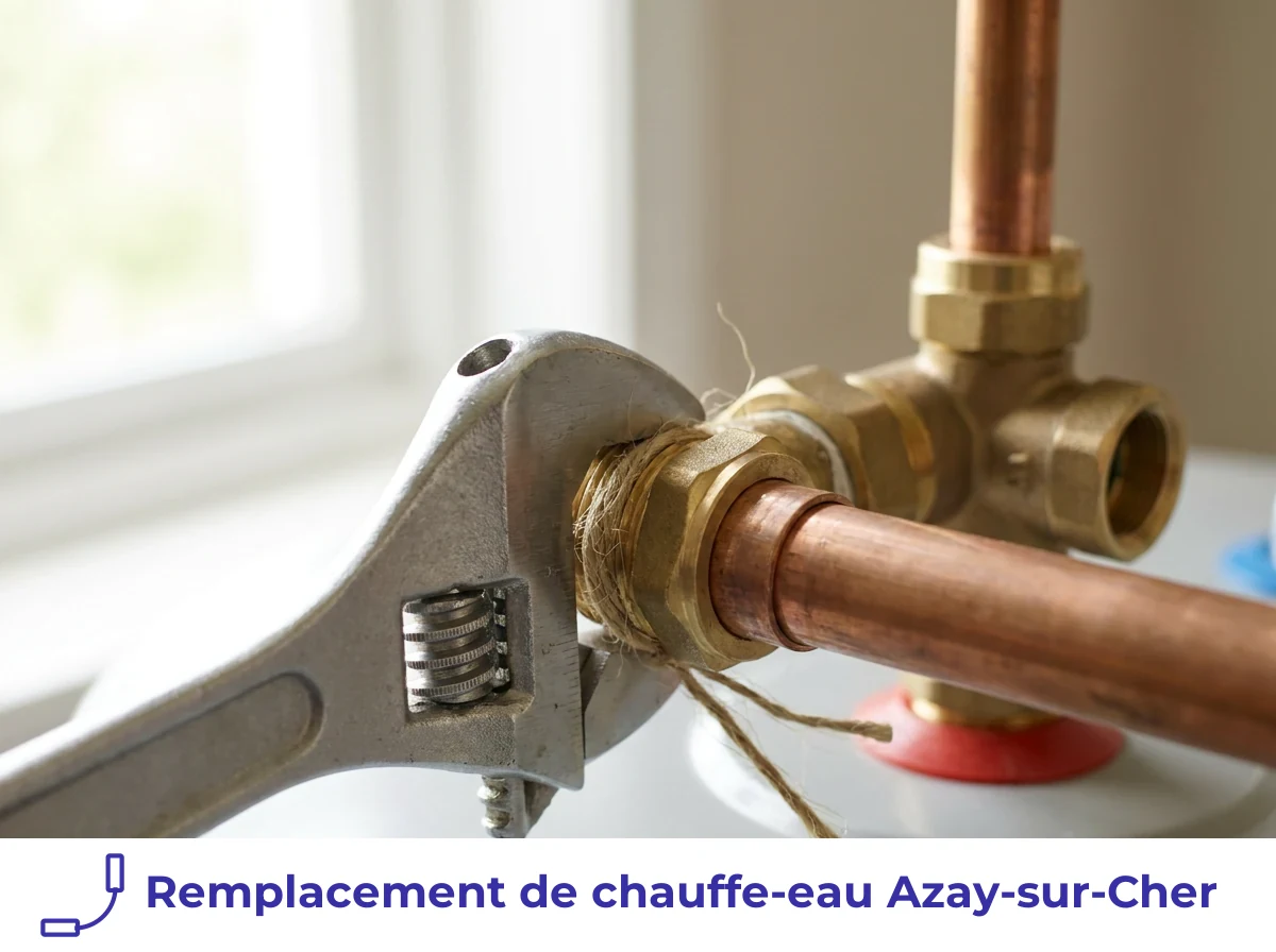 Remplacement de chauffe-eau à Azay-sur-Cher