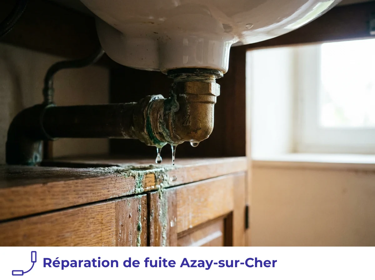 Réparation de fuite à Azay-sur-Cher