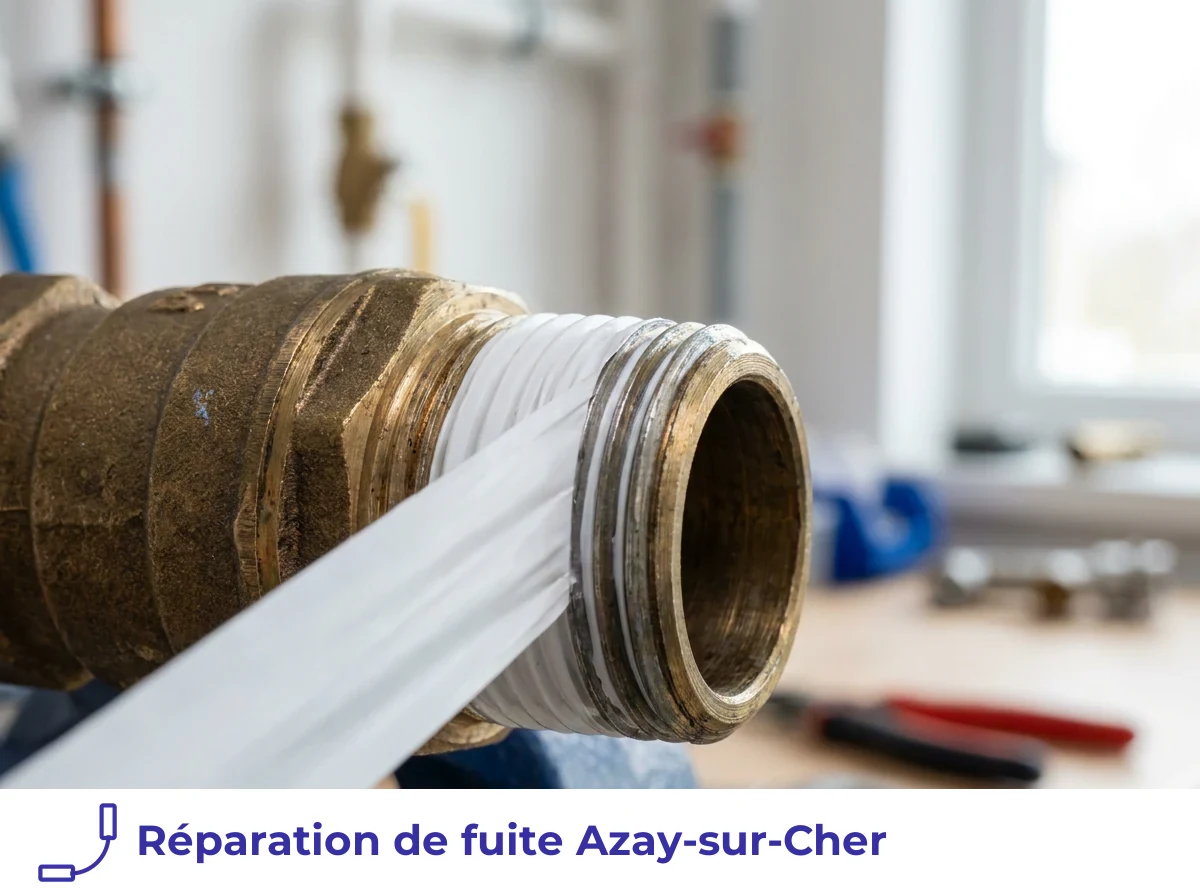 Réparation de fuite à Azay-sur-Cher